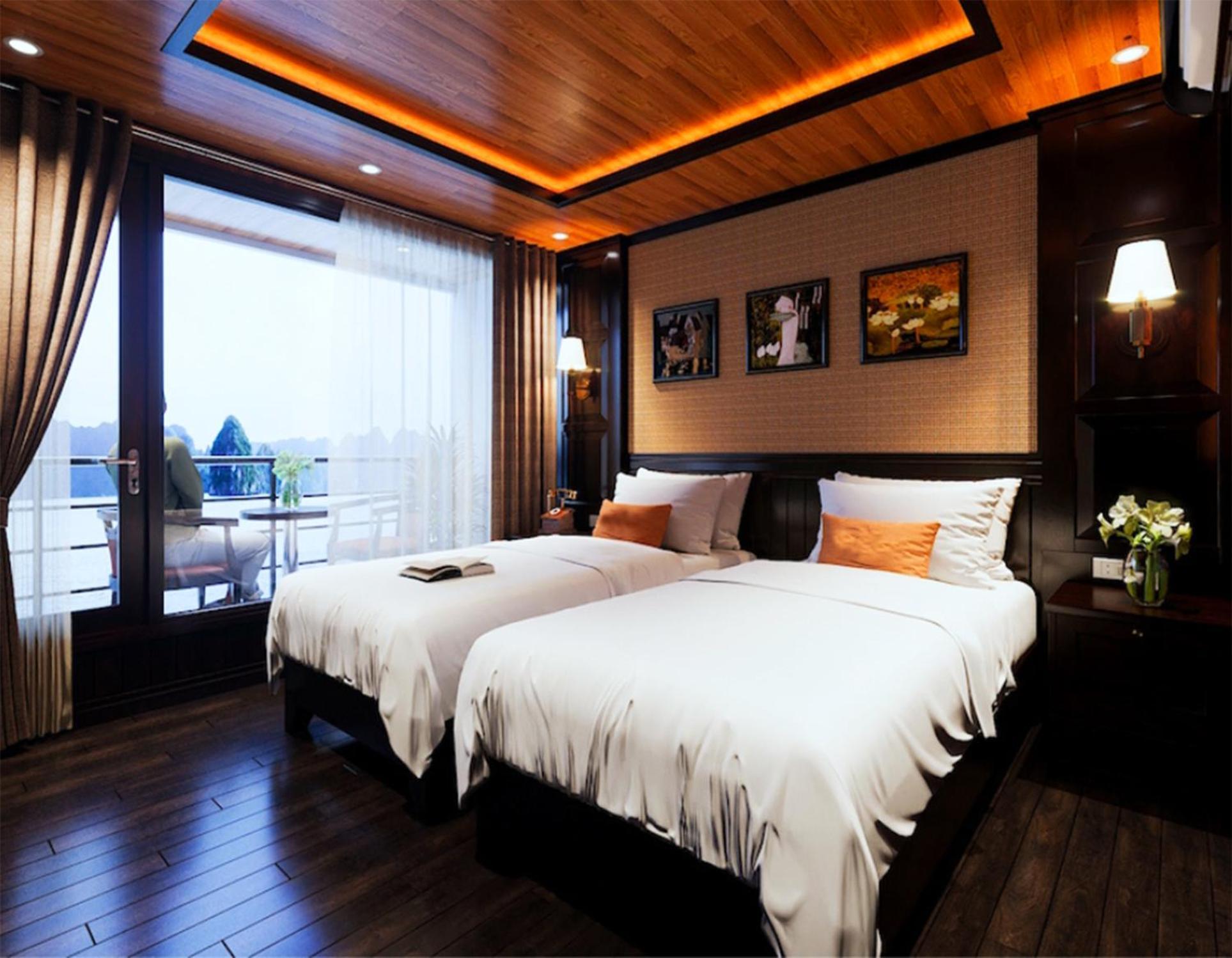 Halong Arcadia Cruise Hotel ฮาลอง ภายนอก รูปภาพ