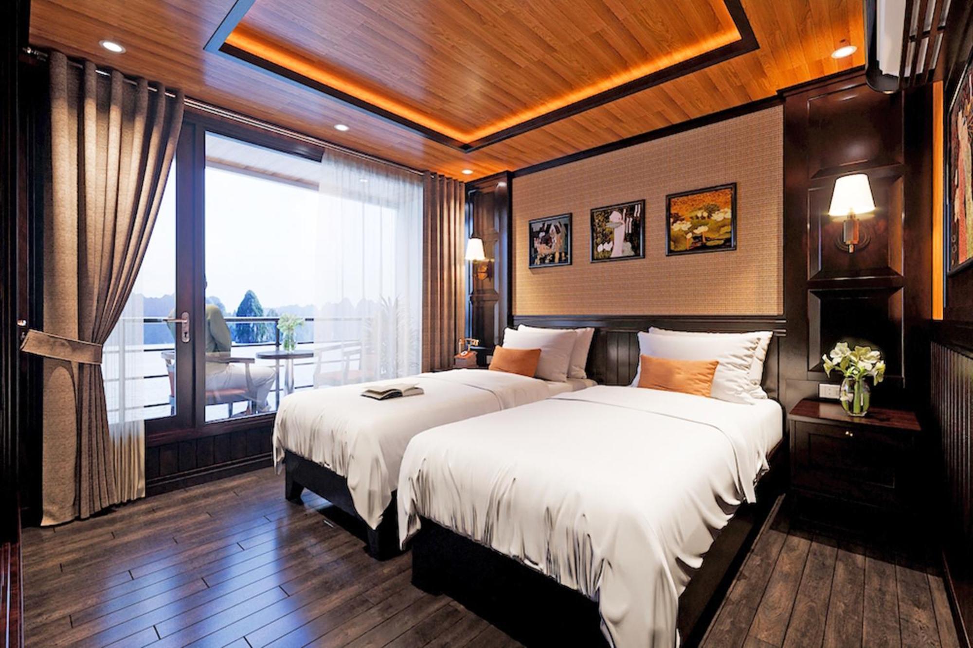 Halong Arcadia Cruise Hotel ฮาลอง ภายนอก รูปภาพ